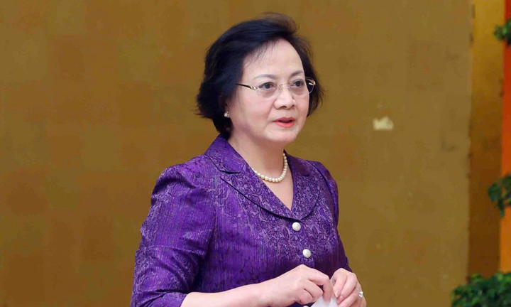 Bộ trưởng Nội vụ Phạm Thị Thanh Trà. (Ảnh: VGP)