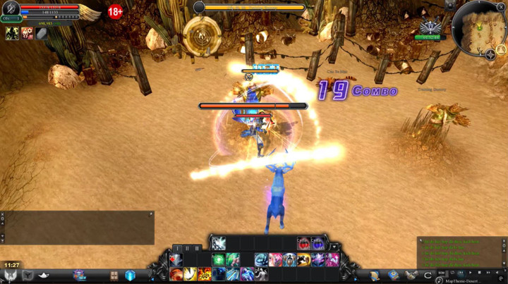 Hệ thống combo tay đòi hỏi kỹ năng và phản xạ chuẩn xác.