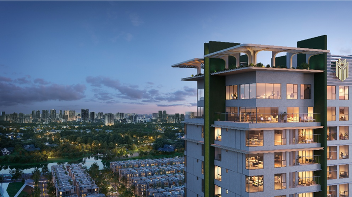 Lấy cảm hứng từ các công trình biểu tượng tại New York, Lumière Midtown sử dụng mặt kính hiện đại, tạo điểm nhấn thị giác ấn tượng, không gian sống tối ưu năng lượng cho gia chủ.