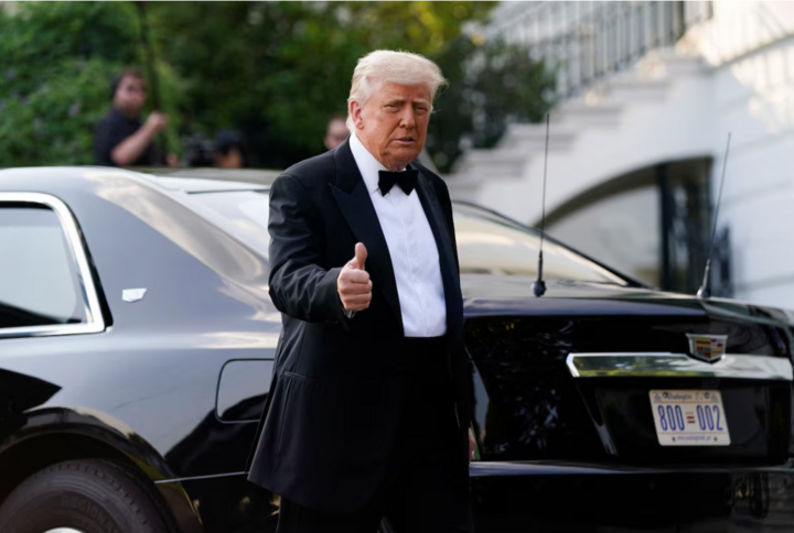 Tổng thống Donald Trump tại đêm khai mạc