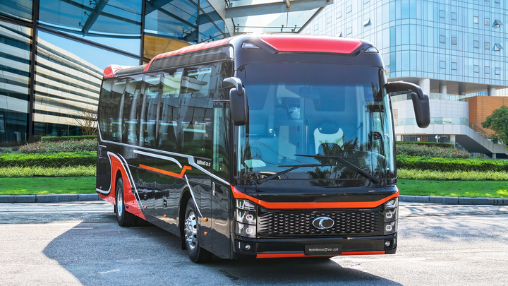 THACO Mobihome 120 có diện mạo mới hiện đại và sang trọng.