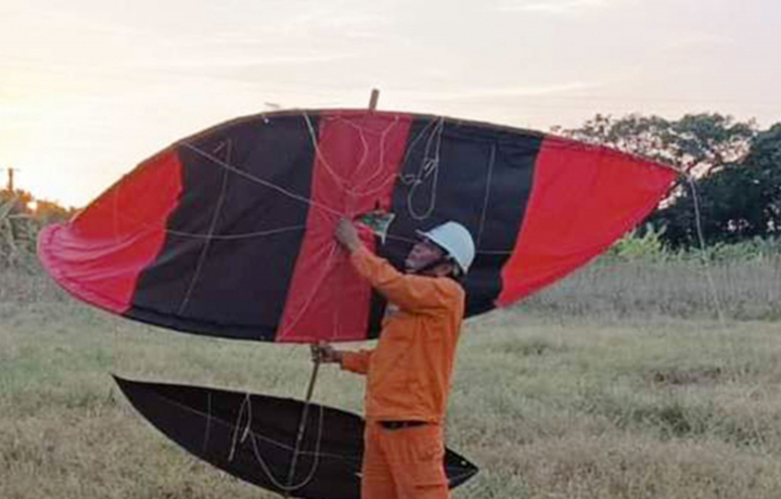 EVNNPC cảnh báo nguy cơ tai nạn điện giật do thả diều gần đường dây điện - 1