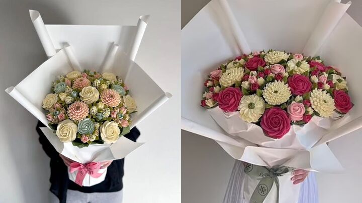 Bà mẹ ba con làm hoa từ bánh cupcake gây sốt khắp thế giới - 4