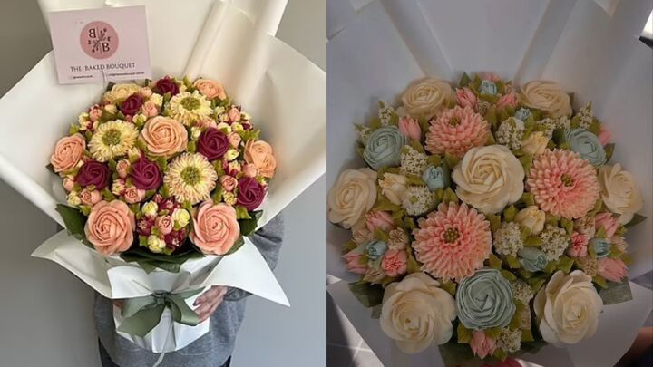 Những chiếc bánh không chỉ ngon miệng mà còn vô cùng đẹp mắt.