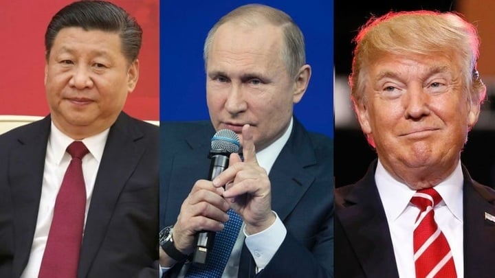 Tổng thống Nga Vladimir Putin chúc mừng tới cả Tổng thống Mỹ Donald Trump và Chủ tịch Trung Quốc Tập Cận Bình nhân dịp sinh nhật.