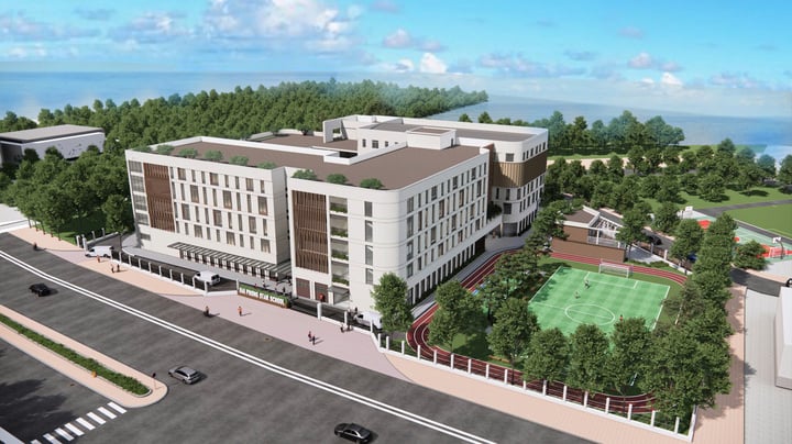Hệ thống Giáo dục Ngôi Sao Hà Nội - Hải Phòng Campus được đầu tư cơ sở vật chất hiện đại.