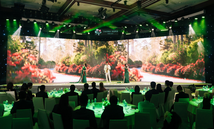 Sự kiện được tổ chức quy mô với không gian sang trọng, tràn ngập trong tiếng nhạc du dương và những hình ảnh ấn tượng về điểm đến Thanh Xuan Valley. (Ảnh: BIM Land)