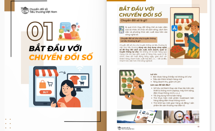 Mẹo hay bán hàng trực tuyến cho tiểu thương chợ truyền thống