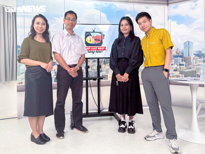 Ekip HONTO TV tại sự kiện ra mắt chuyên mục "Pháp luật Nhật không khó".