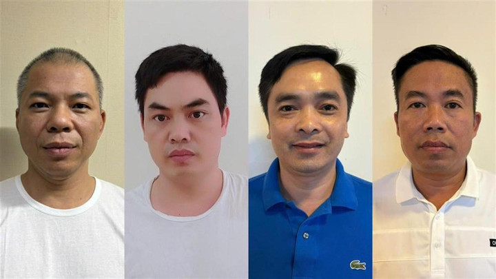 Các đối tượng: Lê Văn Quân, Cao Quang Trung, Đỗ Quang Sơn, Bùi Đình Hiền.