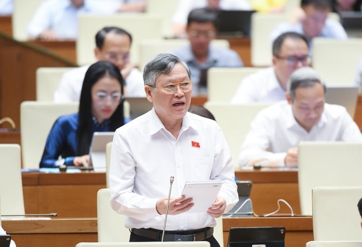 Đại biểu Tô Văn Tám (đoàn Kon Tum). (Ảnh: Media Quốc hội).