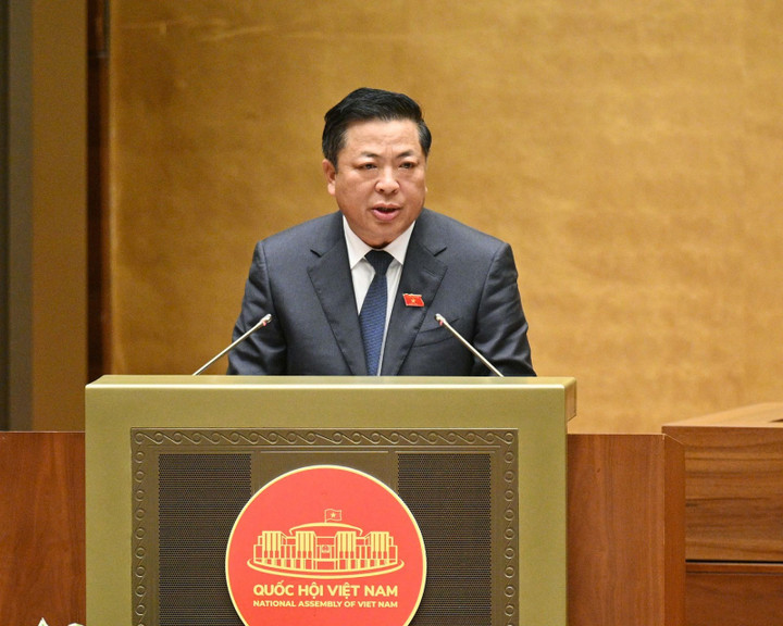 Bộ trưởng Trần Hồng Minh. (Ảnh: Media Quốc hội).