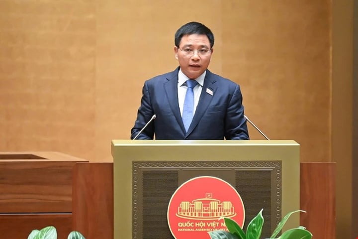 Bộ trưởng Bộ Tài chính Nguyễn Văn Thắng. (Ảnh: Media Quốc hội)