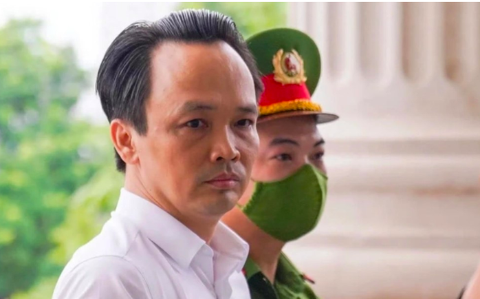 Ông Trịnh Văn Quyết tại phiên toà sơ thẩm.