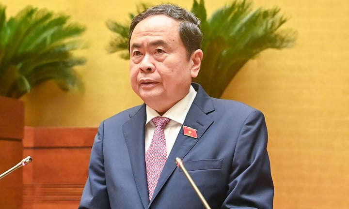 Chủ tịch Quốc hội Trần Thanh Mẫn. (Ảnh: Duy Linh)
