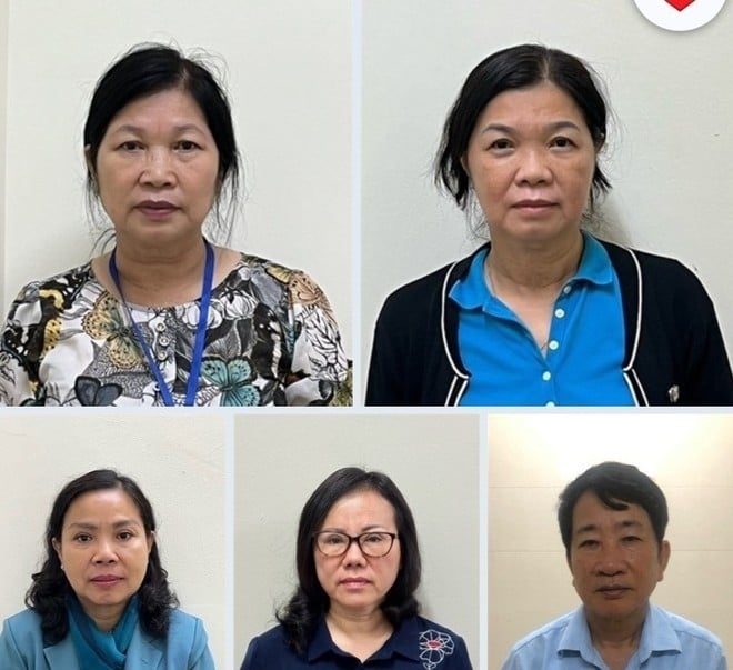 Các bị can trong vụ án.