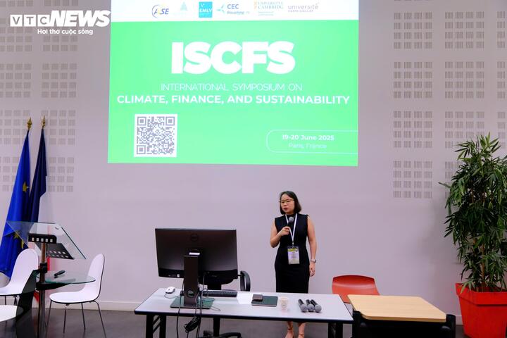 Bà Đào Thị Thu Thủy, Chánh Văn phòng AVSE Global tại hội thảo ISCFS - 2025.