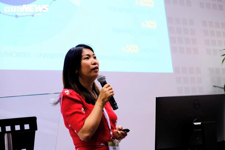 PGS. TS. Trần Phương Trà, Giám đốc MSc Chính sách công, Audencia, Pháp, Giám đốc Mạng lưới Chính sách kinh tế, AVSE Global, phát biểu tại hội thảo ISCFS - 2025.