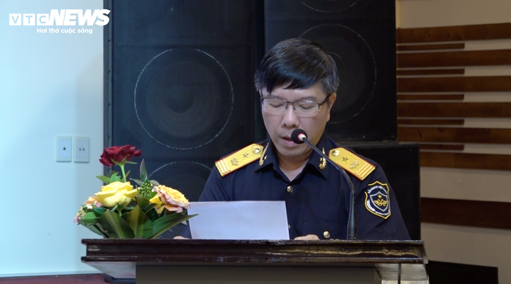 Ông Lưu Mạnh Tưởng - Phó Cục trưởng Cục Hải quan - phát biểu tại hội nghị. (Ảnh: Quốc Bình)