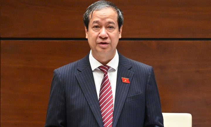 Minister of Education and Training Nguyen Kim Son.