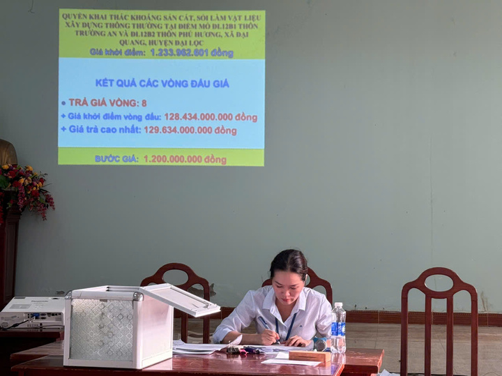 Choáng với kết quả đấu giá 3 mỏ cát ở Quảng Nam