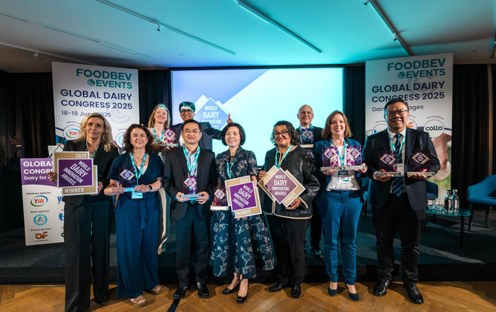 Vượt qua nhiều tên tuổi lớn, Vinamilk giành “cú đúp” tại giải thưởng về đổi mới, sáng tạo hàng đầu của ngành sữa. (Ảnh: An Minh)