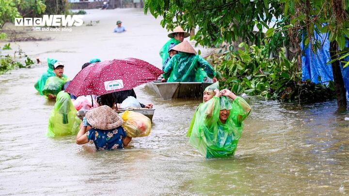 Hôm nay miền Bắc nhiều nơi tiếp tục mưa lớn, nguy cơ ngập úng tại các vùng trũng, thấp, khu đô thị, công nghiệp. (Ảnh minh hoạ)