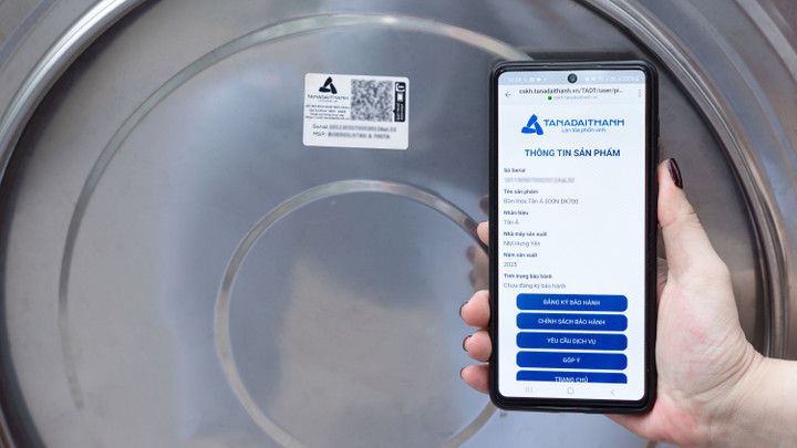 Bảo hành điện tử Tân Á Đại Thành giúp khách hàng dễ dàng kích hoạt và tra cứu thông tin sản phẩm.