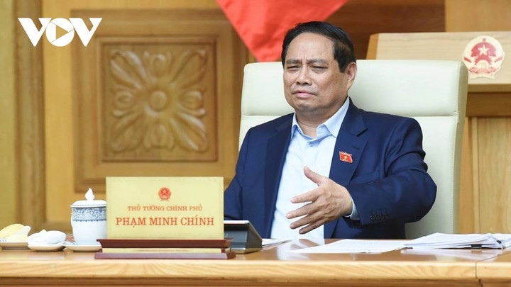 Thủ tướng Phạm Minh Chính phát biểu tại cuộc họp