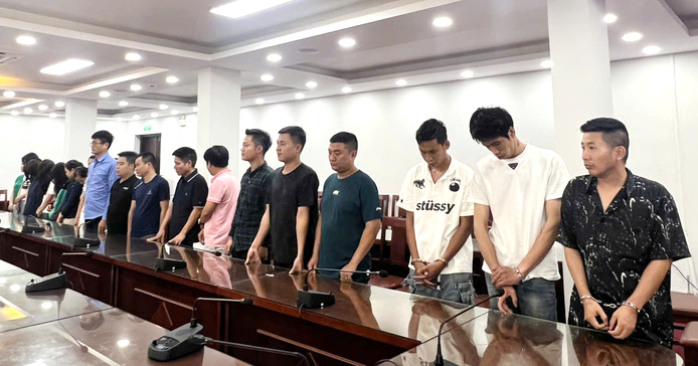 Các bị can trong vụ án.