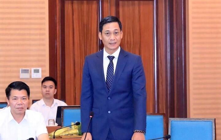 Ông Lê Thanh Nam làm Chánh Văn phòng UBND TP Hà Nội. (Ảnh: Đình Hiệp)