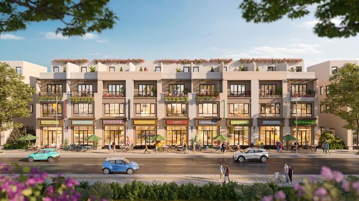 Chính sách giãn xây 2 năm giúp nhà đầu tư dễ dàng sở hữu nhà phố Vinhomes Green City.