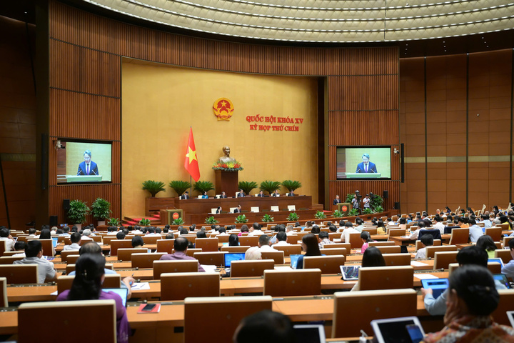 Kỳ họp thứ 9, Quốc hội khóa XV. (Ảnh: quochoi.vn)