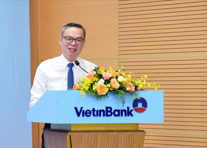 Ông Trần Minh Bình – Chủ tịch HĐQT VietinBank - phát biểu tại sự kiện.