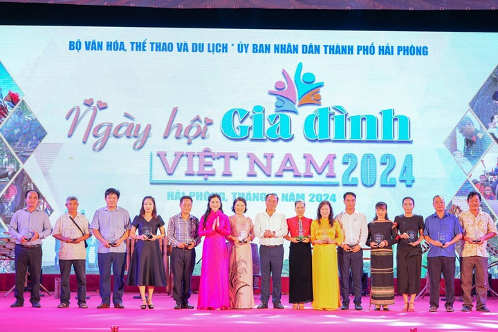 Ngày hội Gia đình Việt Nam năm 2024. (Ảnh: Bộ VHTT&DL)