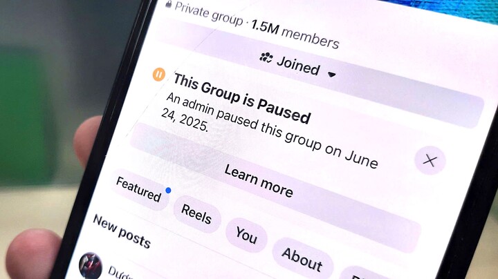 Loạt nhóm Facebook "đóng băng", quản trị viên mất quyền kiểm soát không lý do