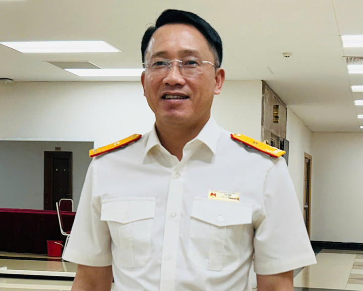 Ông Mai Sơn, Phó Cục trưởng Cục Thuế (Bộ Tài chính). (Ảnh: Nguyễn Lê)