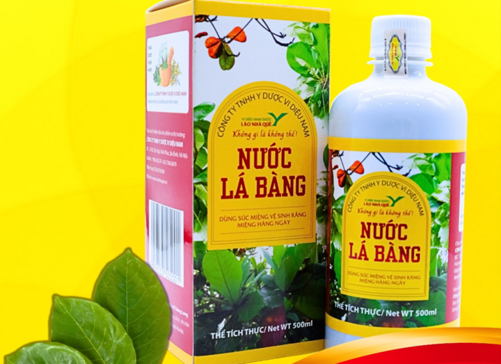 Nước Lá Bàng Lão Nhà Quê - giải pháp hỗ trợ ngừa vi khuẩn từ dược liệu dân dã