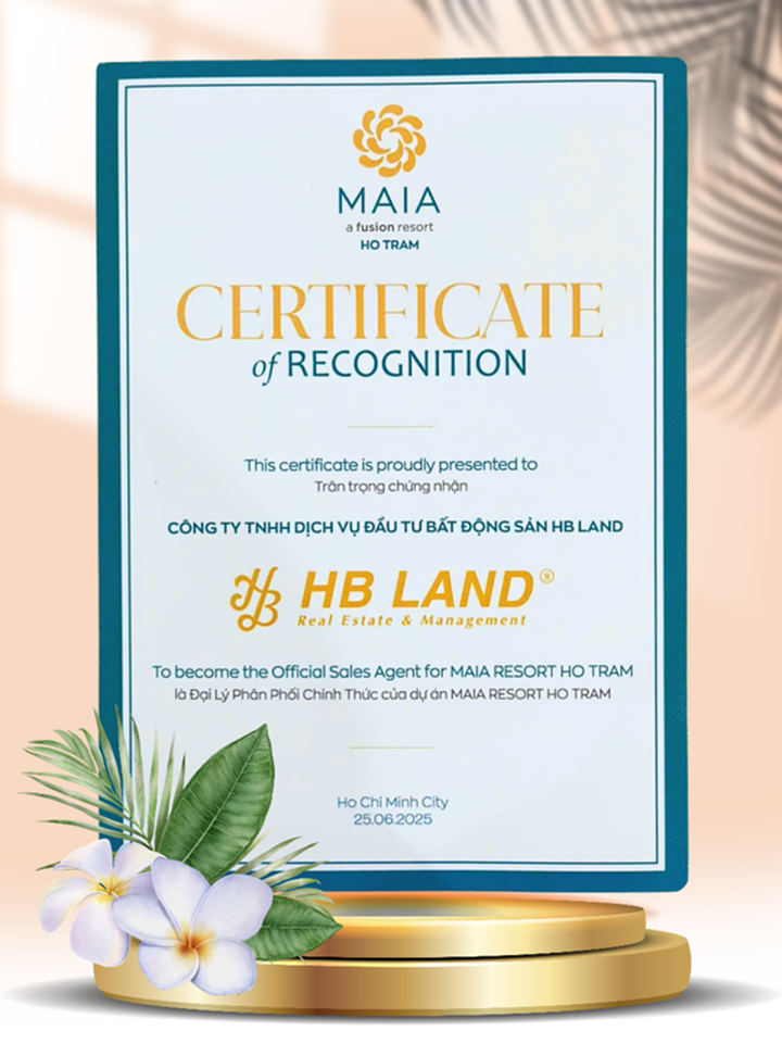 HB Land – đối tác phân phối chính thức dự án Maia Resort Hồ Tràm.