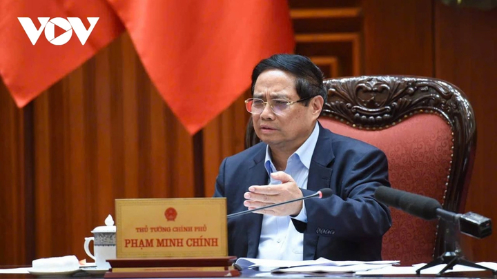 Thủ tướng Phạm Minh Chính chủ trì cuộc họp.