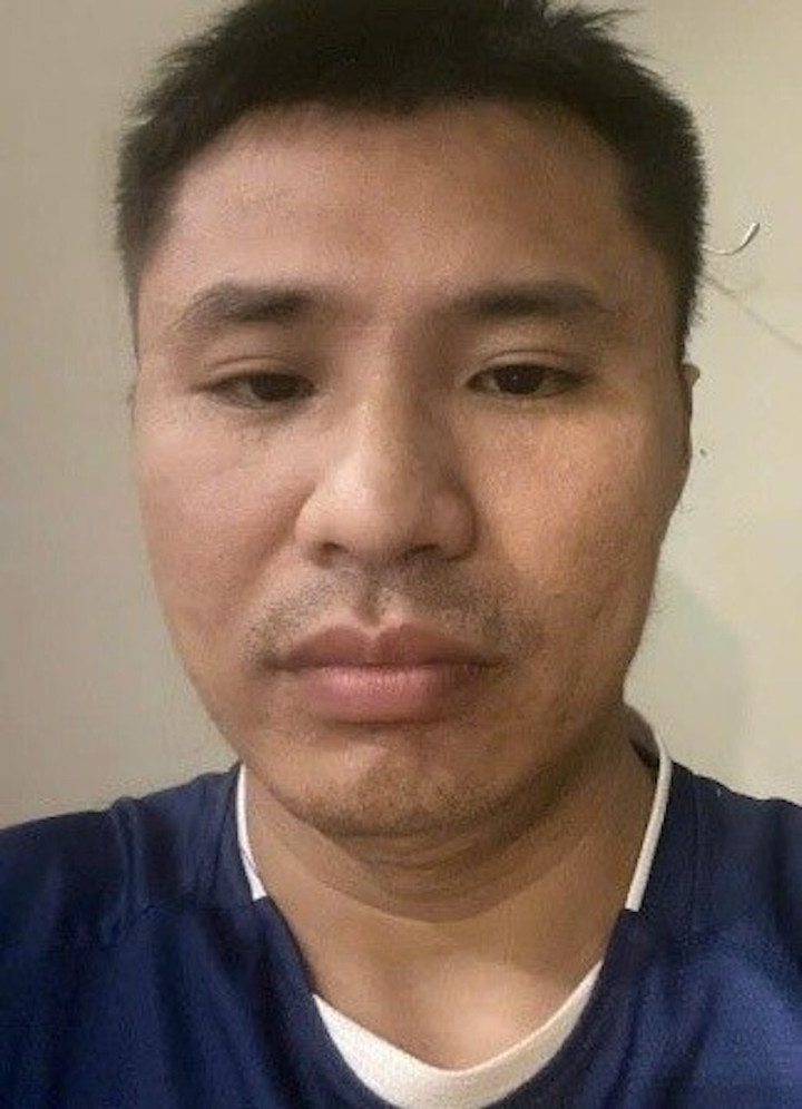 Nguyễn Văn Quang tại cơ quan công an.