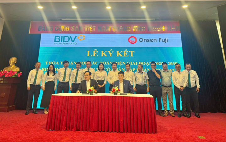 Lễ ký kết diễn ra trang trọng tại trụ sở BIDV Hà Nội.