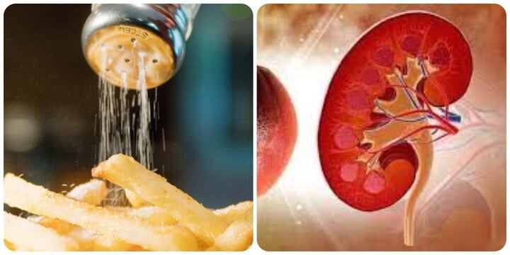 Ăn mặn là một trong những thói quen rất hại cho thận.