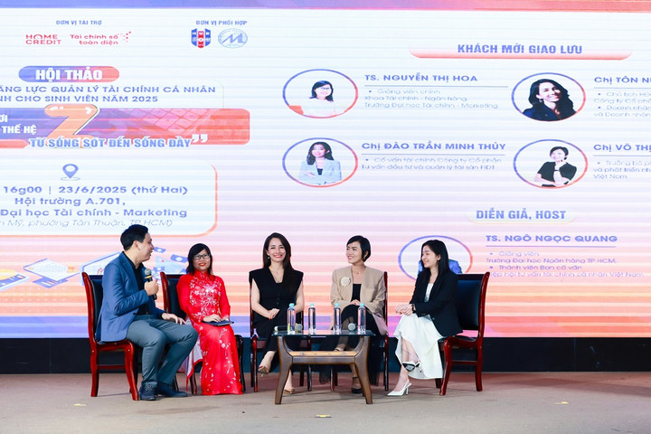 Các chuyên gia tại hội thảo hôm 23/6. (Ảnh: Home Credit)