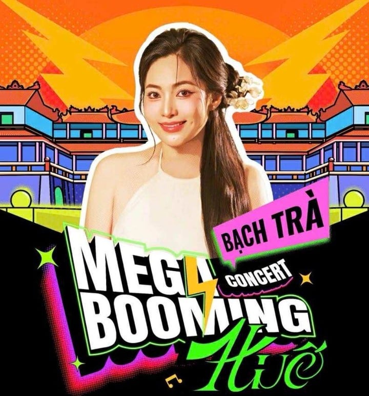 Bạch Trà biểu diễn tại đại nhạc hội "Mega Booming - Huế 2025".