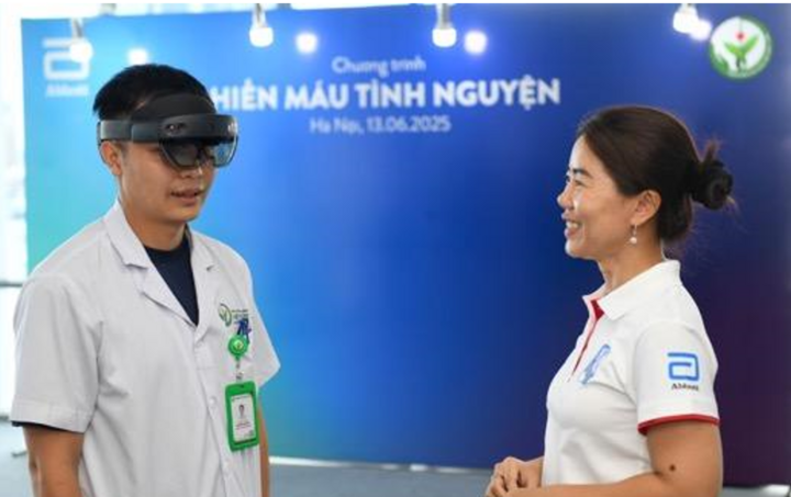 Ông Nguyễn Đình Hiếu, Kỹ thuật y, Trung tâm Truyền máu, Bệnh viện hữu nghị Việt Đức. (Ảnh: Hoàng Anh)