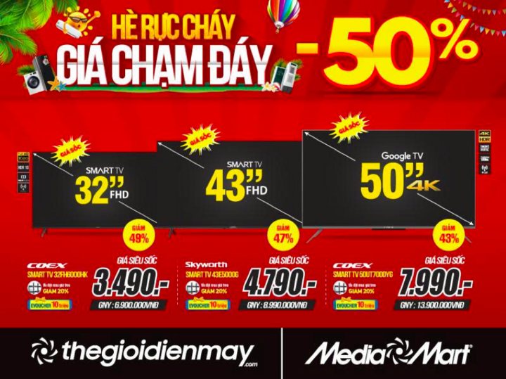 Đón cao điểm hè - MediaMart giảm giá sốc đến 50% hàng nghìn sản phẩm - 2