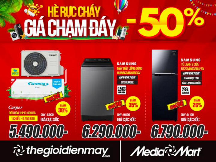 Đón cao điểm hè - MediaMart giảm giá sốc đến 50% hàng nghìn sản phẩm - 3