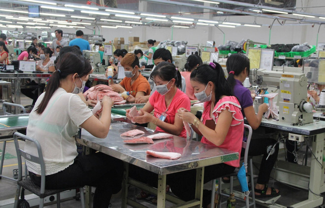 Ba nhóm ngành hàng chủ lực đang chiếm tỷ trọng áp đảo, bao gồm máy vi tính, sản phẩm điện tử và linh kiện đạt 23,2 tỷ USD, chiếm 19,4% tổng kim ngạch. Máy móc, thiết bị, dụng cụ, phụ tùng đạt 22 tỷ USD, chiếm 18,5%. Hàng dệt may đạt 16,2 tỷ USD, chiếm 13,5%. (Ảnh: Vietnam+)