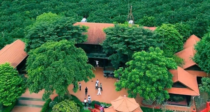 Khu biệt phủ trong trang trại rộng 34 hecta của Vi "ngộ" ở Thanh Hoá. (Ảnh: CTV)